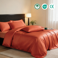 Ensemble de literie en bambou, taille king, ultra doux, respirant, hypoallergénique, ensemble de draps, housse de couette, taie d'oreiller