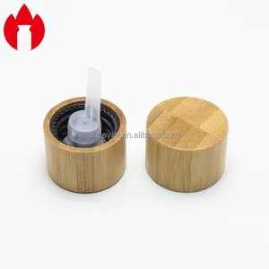18mm Bamboo Plastic Screw Cap With Plastic Stopper