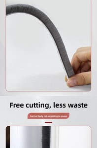 Tira de Sellado para Ventanas Moderna y Minimalista, para Puertas Corredizas y Ventanas; <span class=keywords><strong>Burlete</strong></span> <span class=keywords><strong>Autoadhesivo</strong></span> de Aleación de Aluminio para Ventanas de UPVC y Puertas de Vidrio - Product Image 6