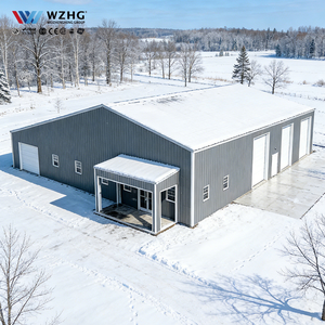 Structure en acier de qualité industrielle durable pour atelier, poutres en H solides pour entrepôt de stockage en vrac, norme Eurocode, durée de vie de 50 ans - Product Image 1