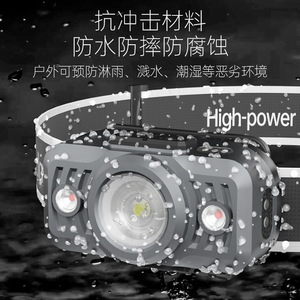 Linterna Frontal de Alta Potencia T-51, Luz LED Recargable de 1200 mAh, para Pesca al Aire Libre, Uso en Emergencias - Product Image 5