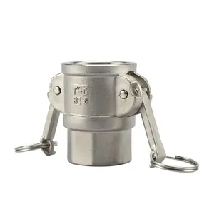 Camlock Coupling Type D Stainless Steel 304 316 Quick Coupling Stainless Steel Camlock Fittings