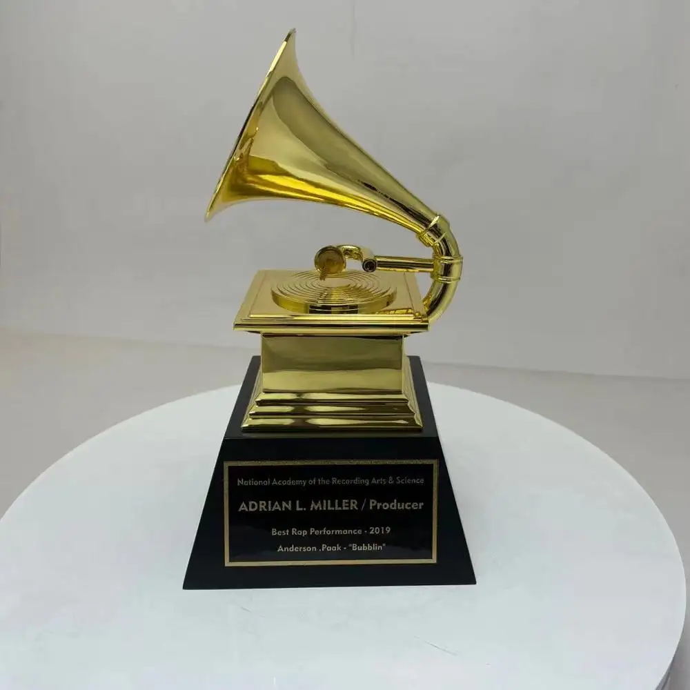 2021 ultime 1:1 Replica GRAMMY Trofeo Grammy Award Trofeo con il Marchio Su Misura