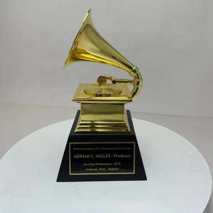 अनुकूलित लोगो के साथ थोक नवीनतम 1:1 ग्रेमी ट्रॉफी ग्राममी पुरस्कार ट्रॉफी - Product Image 1