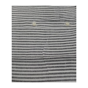 Sudadera con Capucha Clásica para Hombre, Logotipo Personalizado, Botones Metálicos Retro, Tejido de Algodón Teñido, Estilo Casual Holgado, ODM - Product Image 4