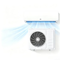 Climatiseur mural split GOME 18000 BTU 2HP à onduleur, type chaud/froid, unité intérieure/extérieure, efficacité énergétique de classe 1