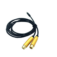 Cable de Audio USB Tipo C a 2 RCA Hembra de 0.8m, Compatible con LeEco Pro 3, Le Max X900, 1MAX