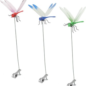 Clip para sombrero de libélula, simulación realista, estaca decorativa para jardín, clips decorativos realistas para exteriores - Product Image 6
