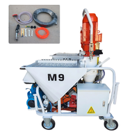 Machine de pulvérisation de plâtre automatique à haute efficacité pour les travaux de construction de plâtrage de murs intérieurs