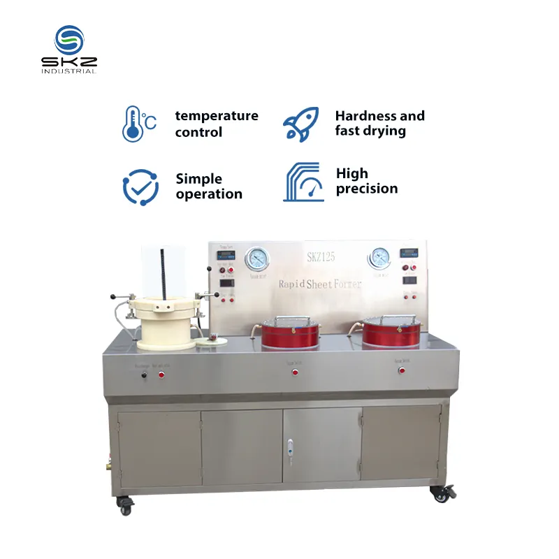 Испытательная машина SKZ125 200 мм для формования листов, автоматическое лабораторное оборудование