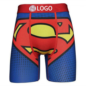 Boxer Tricoté Taille Mi-Haute pour Homme Imprimé Équipement de Sport pour Course Fitness et Boxe - Product Image 2