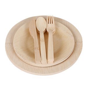 <span class=keywords><strong>Lot</strong></span> de vaisselle jetable, assiettes rondes en Fiber de <span class=keywords><strong>bambou</strong></span>, accessoires de cuisine de haute qualité, prix exceptionnel - Product Image 1