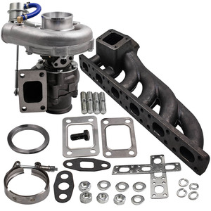Turbocompresor T3 T4 con Colector Turbo para <span class=keywords><strong>BMW</strong></span> E46 323I / 323IS con Motores M50 + M52 - Product Image 4