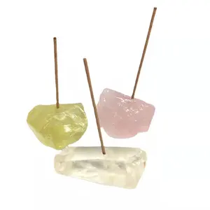 Tailai sunak malzemeleri için divinasyon-şifa kristal taş tütsü brülör için Yoga-kristaller tütsü tutucu için sopa.