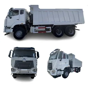 12R22.5 tires sinotruk howo trucks 6x4 3 axles heavy duty tipper 40 tons dump truck in sale