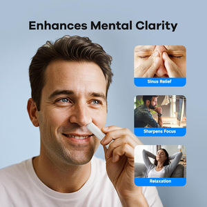 Inhalateur nasal portable pour un soulagement instantané des sinus et des allergies, ensemble de bâtonnets nasaux aux saveurs menthe, tropicale, menthe hivernale et <span class=keywords><strong>lavande</strong></span> - Product Image 3