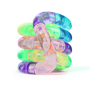 Jouet anti-stress transparent arc-en-ciel, jouet pour les doigts pour enfants, adolescents et adultes - Product Image 5