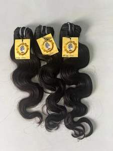 Extensions de cheveux naturels ondulés de 18 pouces, tissage machine, meilleure qualité, collection en gros - Product Image 2
