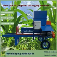 Presse à balles carrées portative VESVOL 5,5 kW avec moteur entièrement en cuivre et vis sans fin automatique pour ensilage et fourrage