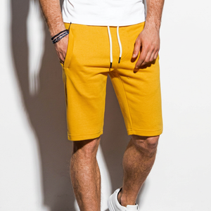 Pantalones Cortos Deportivos de Felpa de Poliéster/Algodón, Nueva Moda, Personalizados, para Hombre - Product Image 1