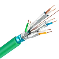 4 pasang kabel jaringan UTP FTP SFTP tembaga murni 0.58MM 305m CAT8 CAT7 kabel komunikasi kabel LAN kecepatan tinggi