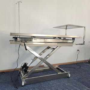 Meja Bedah Hewan Elektrik dengan Pengangkat Hidrolik, Meja Operasi dan Pemeriksaan dari Baja Anti Karat untuk Bedah Hewan - Product Image 4