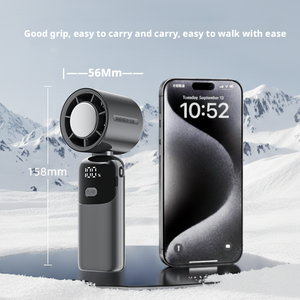 Ventilador <span class=keywords><strong>de</strong></span> Mano Recargable Plegable <span class=keywords><strong>de</strong></span> 2400 mAh, USB, para Uso <span class=keywords><strong>en</strong></span> el Hogar y el Automóvil, Motor sin Escobillas, Ligero, <span class=keywords><strong>de</strong></span> Plástico <span class=keywords><strong>de</strong></span> Alta Calidad, Semiconductor - Product Image 6