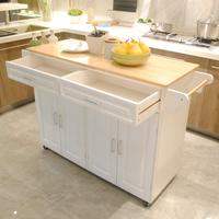 Meubles de cuisine OEM personnalisés modernes multifonctionnels avec étagères à 3 cubes, porte-bouteilles 7 emplacements, porte-épices 1 tiroir et poignée rabattable