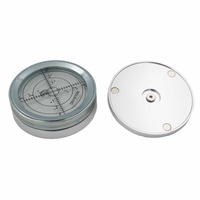 Niveau à bulle rond en gros, mini-règle de niveau à eau, capteur de niveau à bulle métallique, niveau à bulle rond de type Bullseye