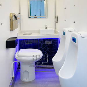 Toilettes portables Acb, toilettes mobiles préfabriquées pour l'extérieur, remorque avec douche, écologiques, durables - Product Image 5