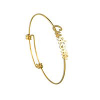 Bracelets personnalisés avec nom pour bébé, bracelet à maillons personnalisé avec nom pour femmes et hommes