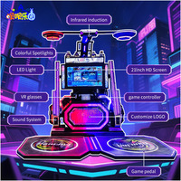 Machine de danse VR pour deux joueurs, simulateur de rythme VR double joueur, jeux de Beat Saber en réalité virtuelle pour arcade VR