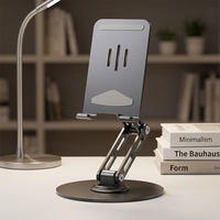 Support de téléphone de bureau télescopique rotatif en acier au carbone, robuste et de haute qualité, modèle 2026, vente en gros à prix bas