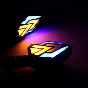 12V Xe Máy LED Tín Hiệu Lần Lượt Xe Máy Chỉ Số Ánh Sáng Phổ Chạy Kép Màu Sắc Xe Máy Ánh Sáng - Product Image 6