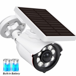 <b>Solar</b> Dummy <b>Camera</b> Built-in Battery Security Outdoor Fake <b>Camera</b> Human LED Light Motion Sensor CCTV Surveillance - Product Image 2