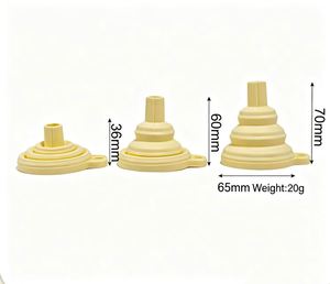 Accessoires de cuisine OEM : Entonnoirs pliables en silicone pour la cuisson quotidienne et le transfert d'eau ou de poudre - Product Image 5