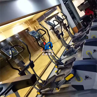 YG FITNESS YG-E002 Elliptique manuel pour usage commercial en salle de sport, résistance magnétique, écran LED, économique