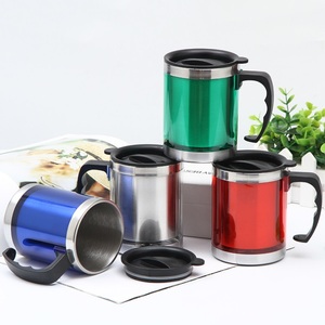 Taza <span class=keywords><strong>de</strong></span> plástico con logotipo personalizado, <span class=keywords><strong>tazas</strong></span> <span class=keywords><strong>de</strong></span> cerveza <span class=keywords><strong>de</strong></span> mano, acero inoxidable interior, viaje, café, té, regalos <span class=keywords><strong>de</strong></span> <span class=keywords><strong>publicidad</strong></span>, venta al por mayor - Product Image 2