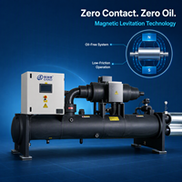 Enfriador Centrífugo de Levitación Magnética GRAD con Ahorro de Energía del 50%, Sin Aceite, con Control Inteligente IoT, Sistema Industrial