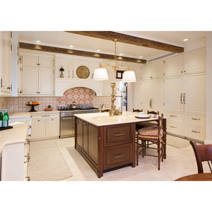 NUEVA <span class=keywords><strong>CASA</strong></span> muebles de diseño móvil moderno gabinetes de cocina de madera de cerezo - Product Image 6