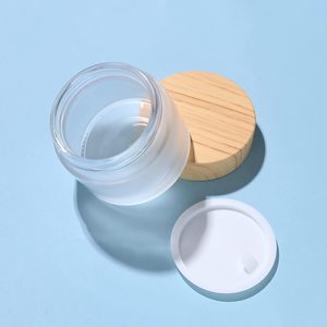 Custom Luxury Transparent PET <b>Plastic</b> <b>Jars</b> 100g 200g 400g with Lids for Eye Cream & Skin Care - Product Image 2