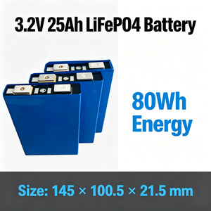 แบตเตอรี่ LiFePO4 3.2V 25Ah พร้อมระบบ BMS ในตัว สำหรับเก็บพลังงานแสงอาทิตย์ในรถบ้าน - Product Image 4