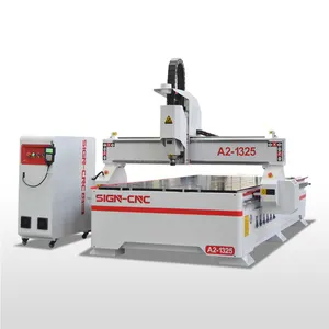 Wood cnc router of A2-1325 wood cutting and engraving machine with servo motor and reducers