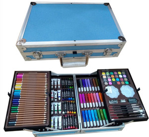Günstigeres Kawaii Briefpapier Malerei Kunst Farbset mit Farb stift und Aquarell markierungen für Kinder - Product Image 1