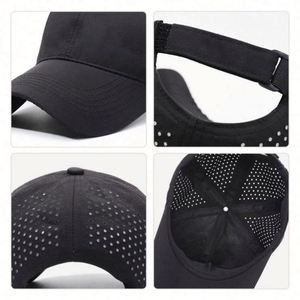 Casquette de baseball imperméable de haute qualité à séchage rapide, protection solaire pour l'extérieur, broderie de logo personnalisée - Product Image 6