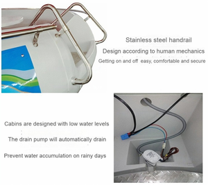 Motor eléctrico Donut BBQ Boat China Supply Precio bajo Hotel <span class=keywords><strong>Restaurant</strong></span> <span class=keywords><strong>Friends</strong></span> Gathering Supplies Water Rides Donut - Product Image 6