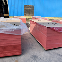 Panneau MDF ignifuge mélaminé de qualité B1, double face ignifuge, mélaminé MDF pour meubles et armoires
