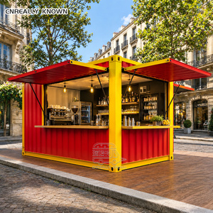 Premium Prefab <b>Container</b> Cafe With Stainless Steel Counter Modern Commercial Layout Modular Restaurant - Product Image 6