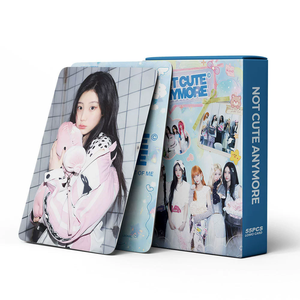 Kpop Photo Card 55pcs/box ILLIT NOT CUTE ANYMORE Lomo Card Kpop Photocard