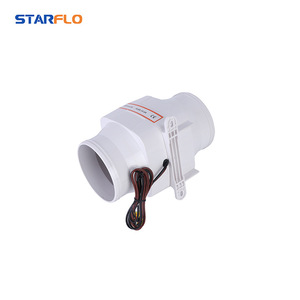 Ventilador de Extracción de Flujo Axial de CC de 12 V/24 V para Cocina, Autocaravana, Baño, Secadora, Ventilación, Compartimiento del Motor del Yate, Diseño de Ventilador Recto - Product Image 3